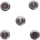 Magnete Maul 6168696 Silber 5er Pack