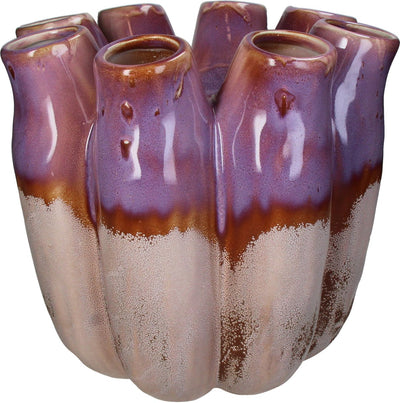 HD Collection Vase aus Steinzeug, violett, 29 x 29 x 28 cm