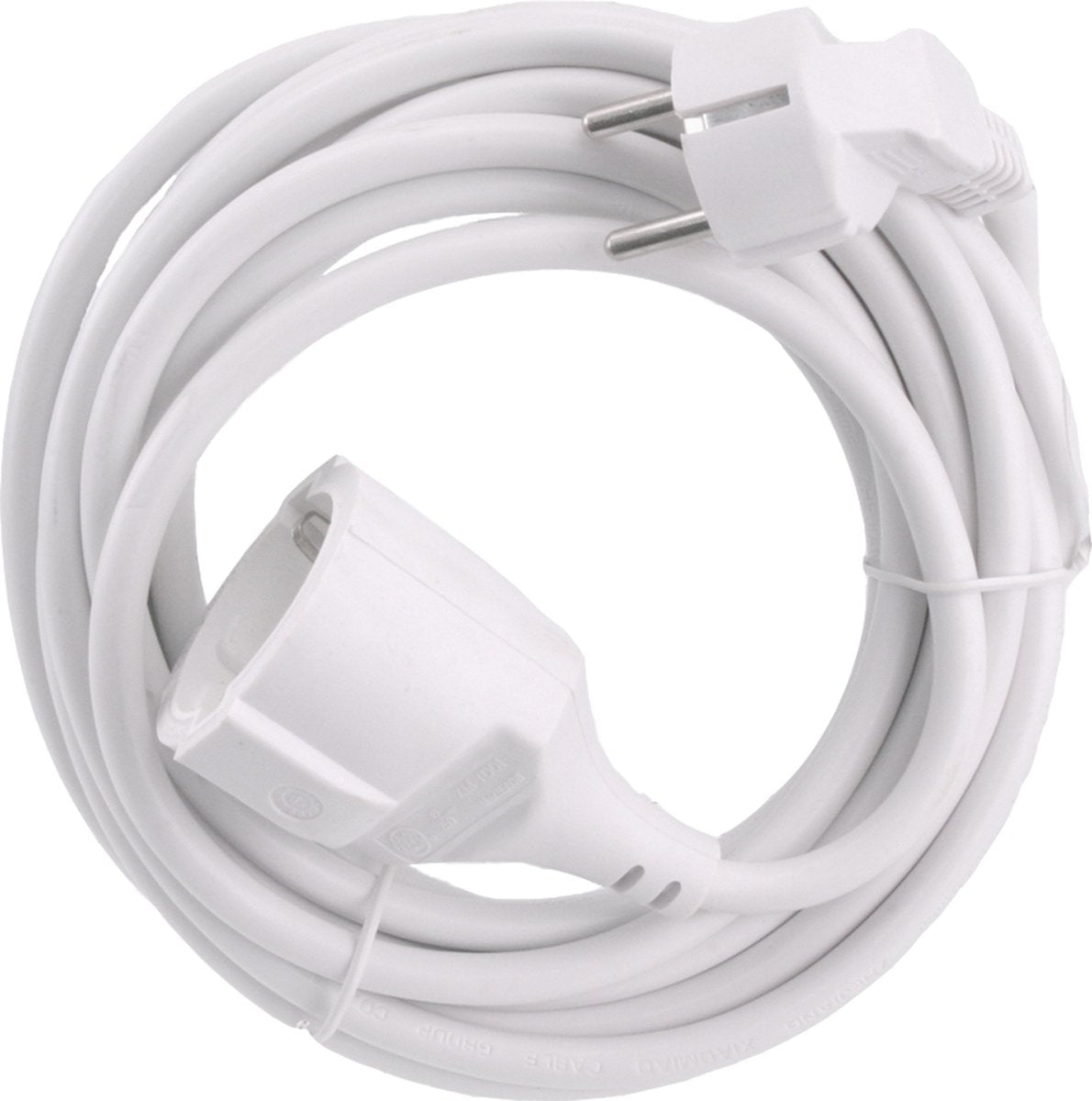 Q-Link-Verlängerungskabel – geerdet – 3500 W – 3 x 1,5 mm² – 5 m – weiß