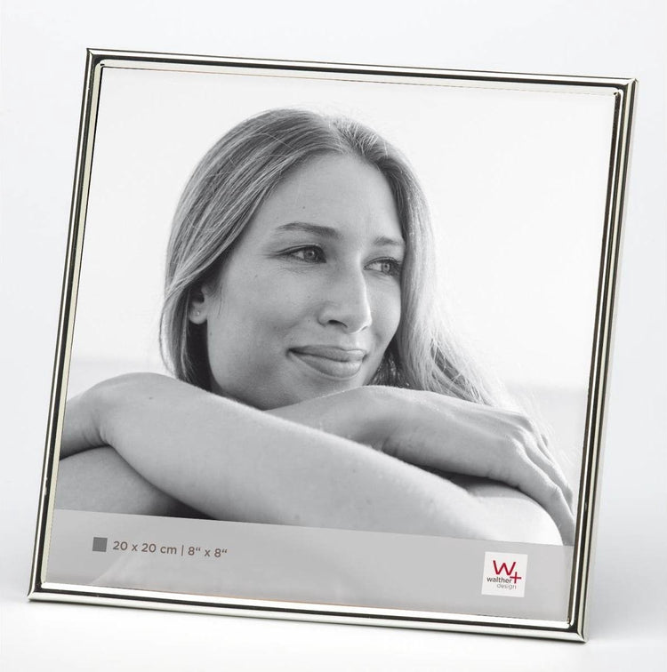 Walther Design Chloe – Fotorahmen – Fotogröße 20 x 20 cm – Silber