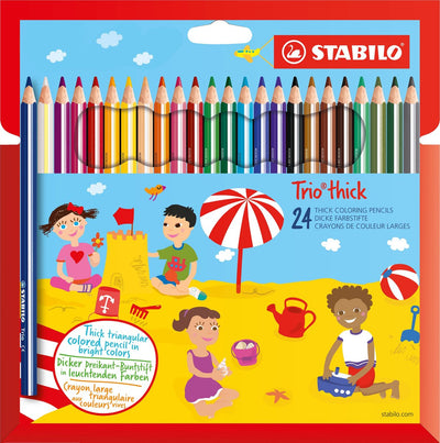 Stabilo -Trio dicker farbiger Bleistift, 24st.