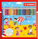 Stabilo -Trio dicker farbiger Bleistift, 24st.