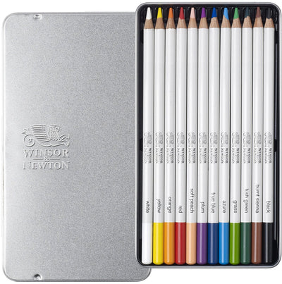 Winsor Newton Studio Collection 12 weiche Aquarellstifte mit dickem Kern