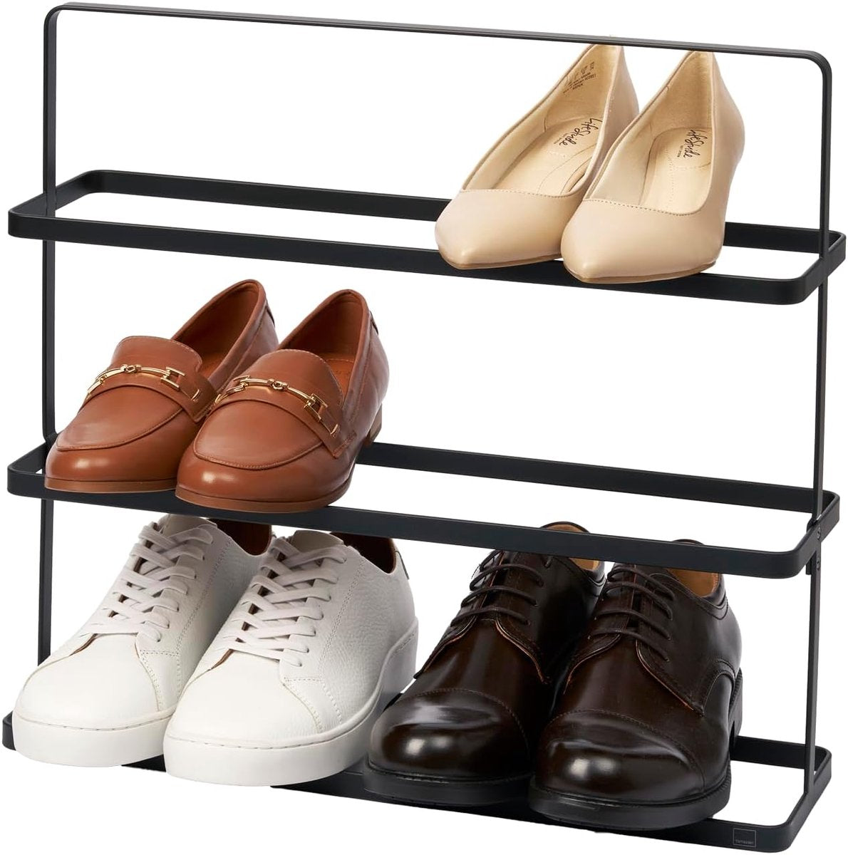 Yamazaki Schuhregal – breit – Turm – schwarz