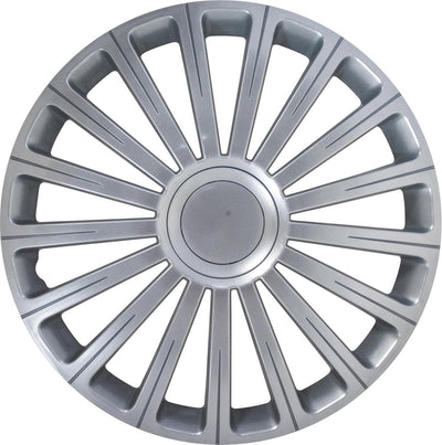 Carpoint Radkappen Radical Pro 15 Zoll ABS Silber 4er Set