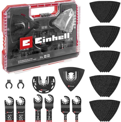 Einhell Multitool-Set – 35-teilig – XLplus-Koffer