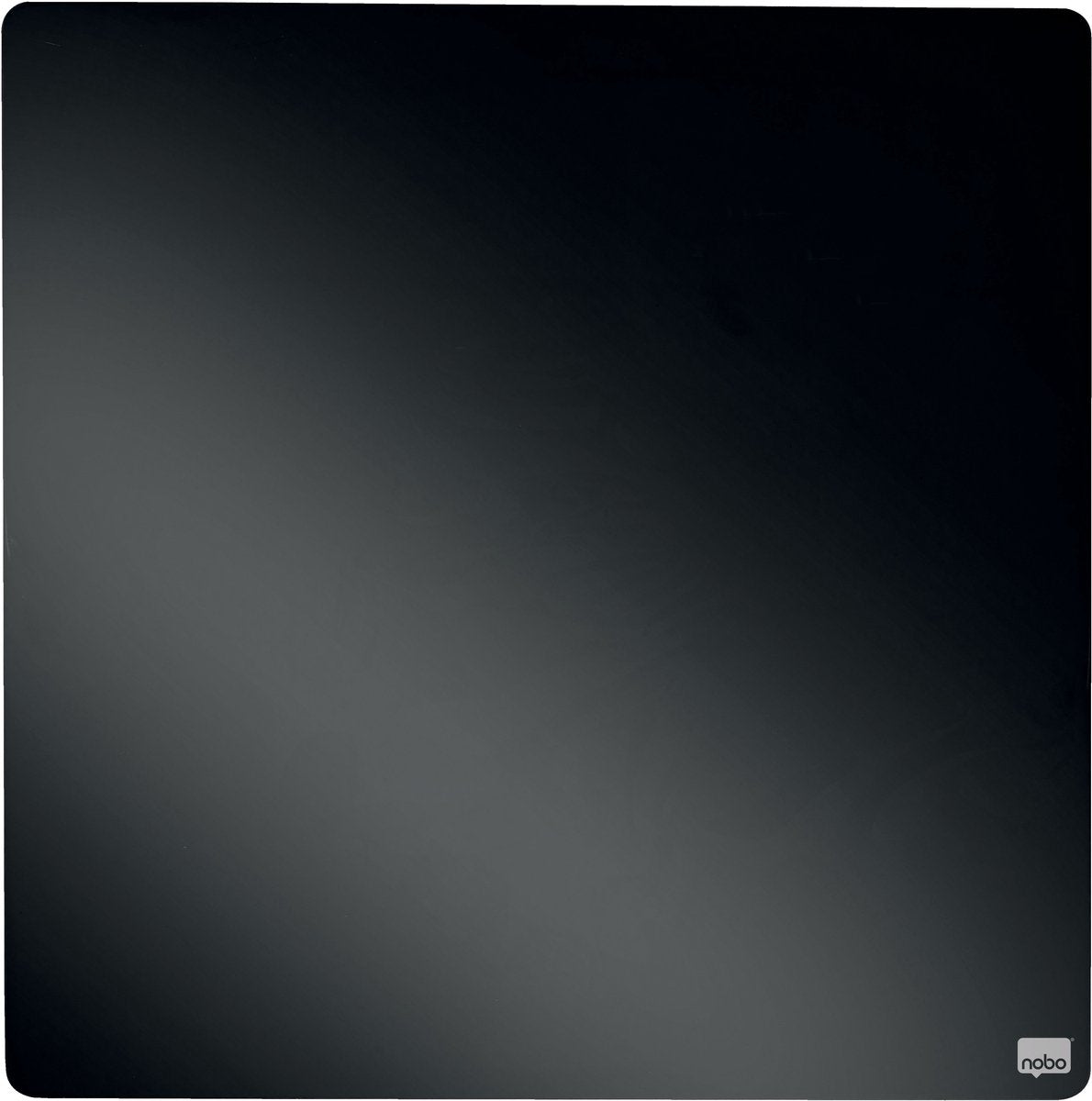 Nobo Whiteboard-Fliese 36x36cm schwarz magnetisch | 8 Stück