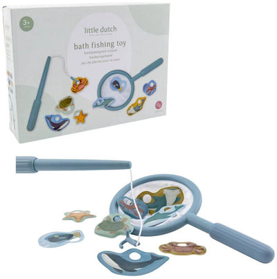 Little Dutch Badespielzeug-Angelspiel – blau