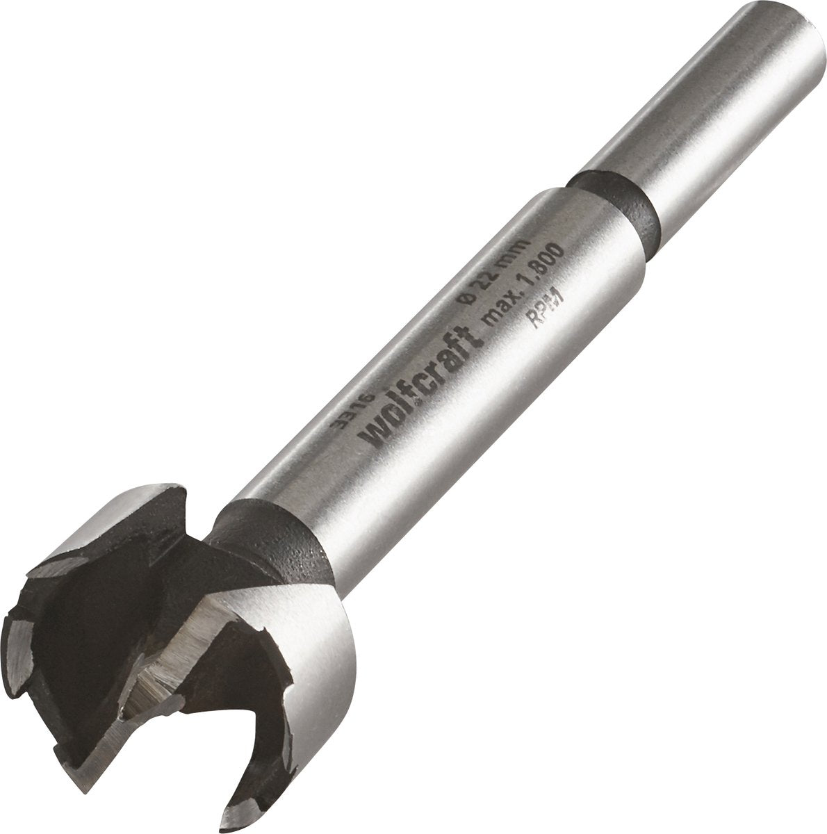 Wolfcraft - Forstnerbohrer 22mm - Scharnierbohrer - Zylinderkopfbohrer Holzzylinderbohrer ø 22 mm - 3316000