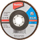 Makita Zubehör Lamellenschleifscheibe 125 mm A40 – D-27084 D-27084