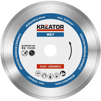 Kreator – Zubehör – krt081104 – Diamantscheibe – ø 200 mm