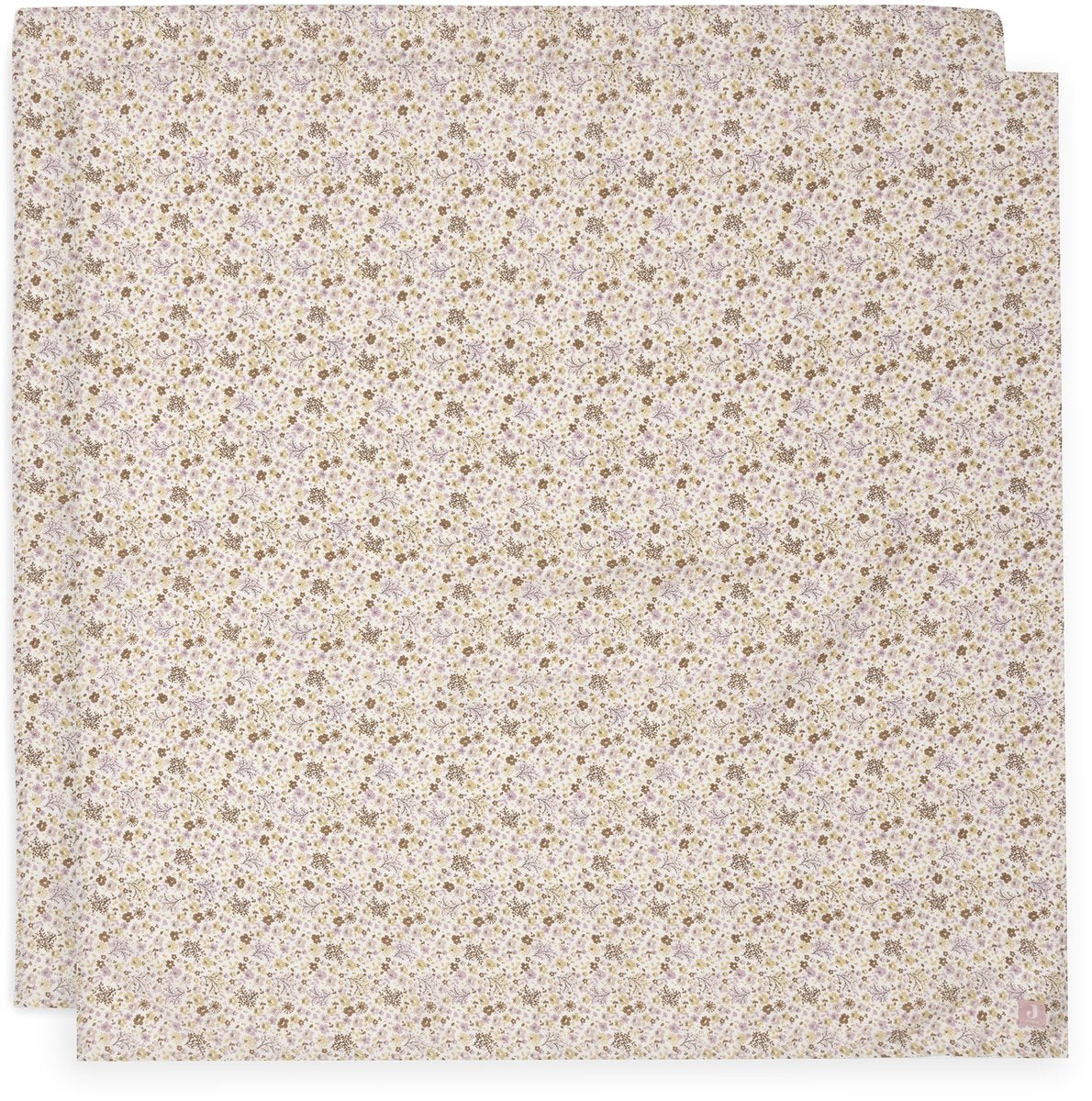 Jollein hydrophiles Tuch groß – 115 x 115 cm – Blumenfeen – 2 Stück