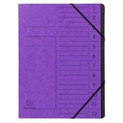 Sortiermappe Exacompta 541208e A4 Lila