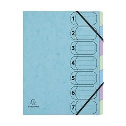 Sortiermappe Exacompta 56560e A4 Farbsortiment