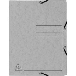 3-Klappen-Ordner Exacompta 55423e A4 grau
