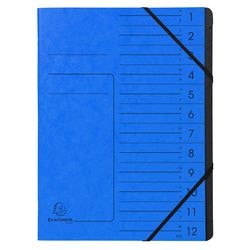 Sortiermappe Exacompta 541202e A4 blau