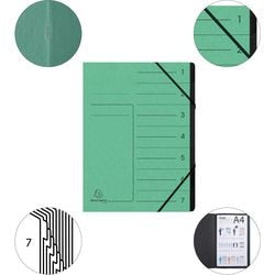 Sortiermappe Exacompta 540703e A4 grün