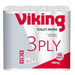 Toilettenpapier Viking 3-lagig 24 Rollen weiß