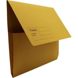 Dokumentenmappe exacompta gdw1-ylwz a4, Foolscap-Gelb