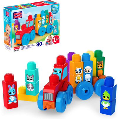 Mega Bloks Tiertraktor Buntes Konstruktionsspielzeug