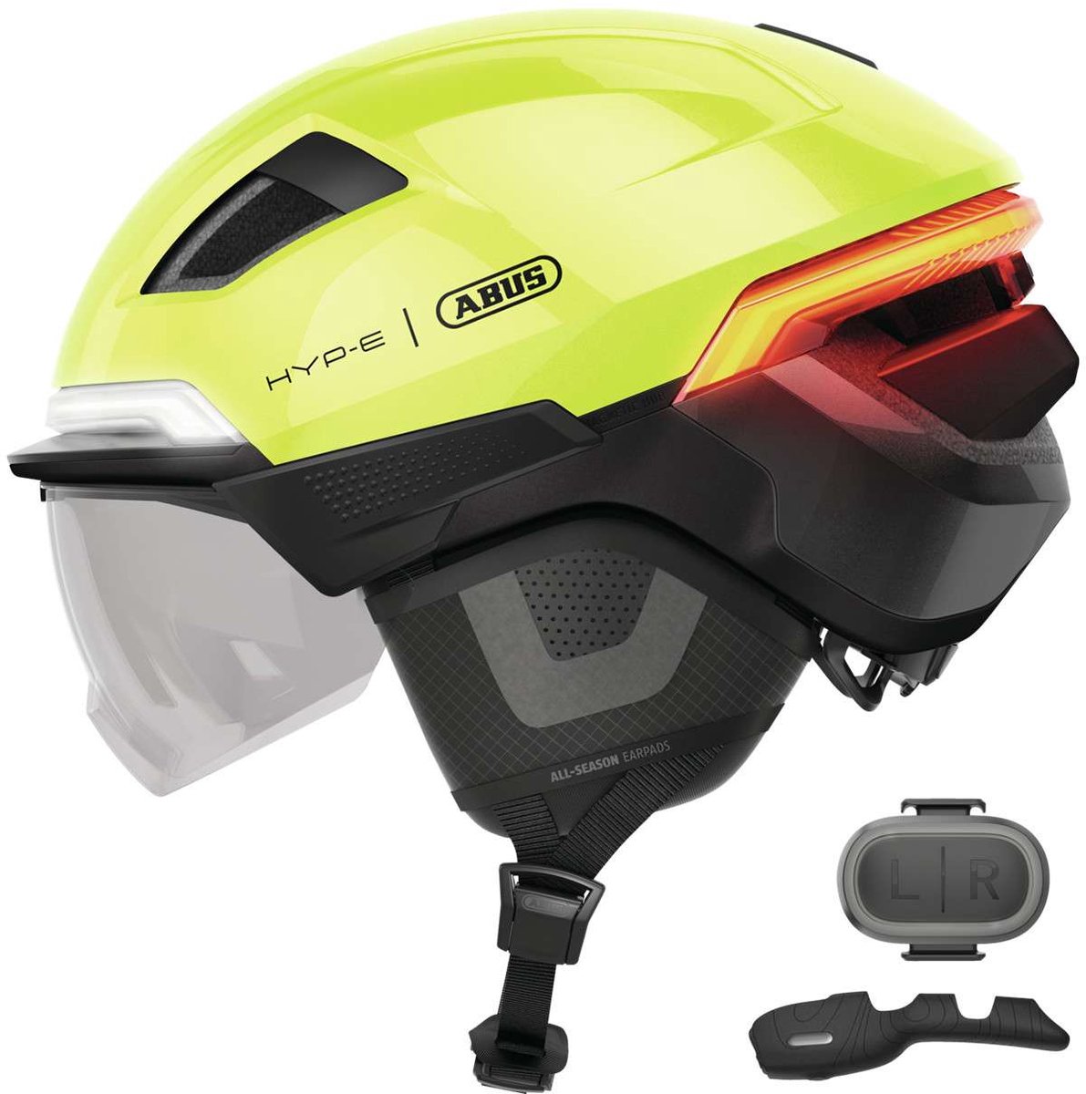 Abus Smart Helm Hyp-e Bl.ace Signalgelb S 51-55cm