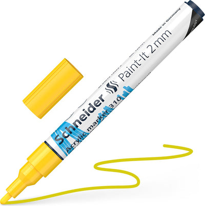 Schneider Schreibgeräte Schneider Acrylmarker – Paint-it 310 – 2 mm – Gelb – S-120105