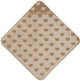 Jollein Badeumhang Baby – Jersey-Frottee – 75 x 75 cm – Jacquard – Teddybär