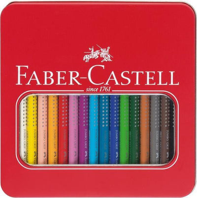 Faber Castell Faber Castell FC-110916 farbiger Bleistift Grip-Beutel mit 16 Teilen