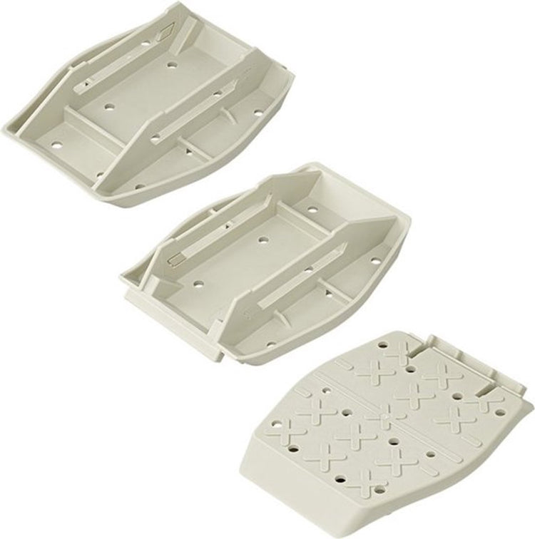 Proplus Stabilisierungsfüße mit Feder – 27,5 x 20,5 cm – 4 Stück