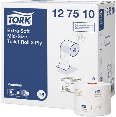 Toilettenpapier Tork T6 Premium weiß 3-lagig 27 Rollen