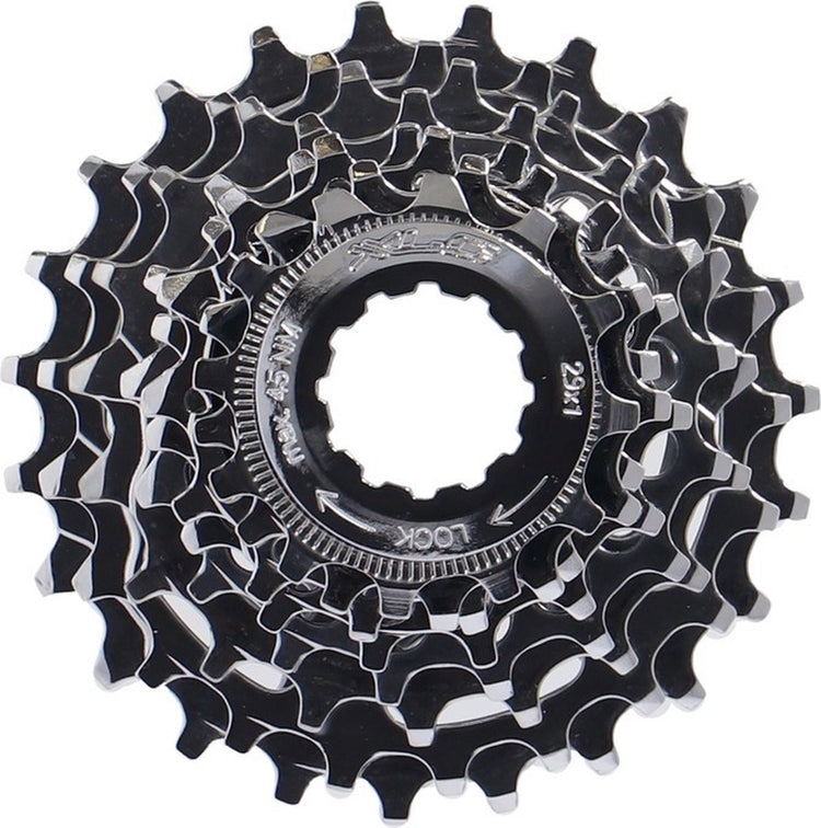 XLC 8-Gang-Kassette – Shimano 16–24 Zähne – Stahl – Schwarz