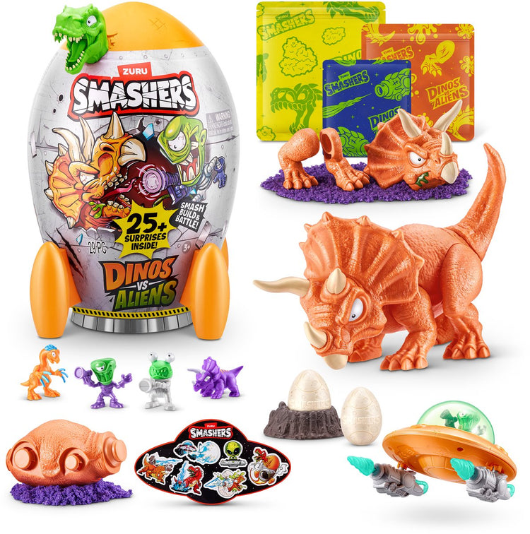 Smashers Dino vs. Aliens Medium (Triceratops) von Zuru