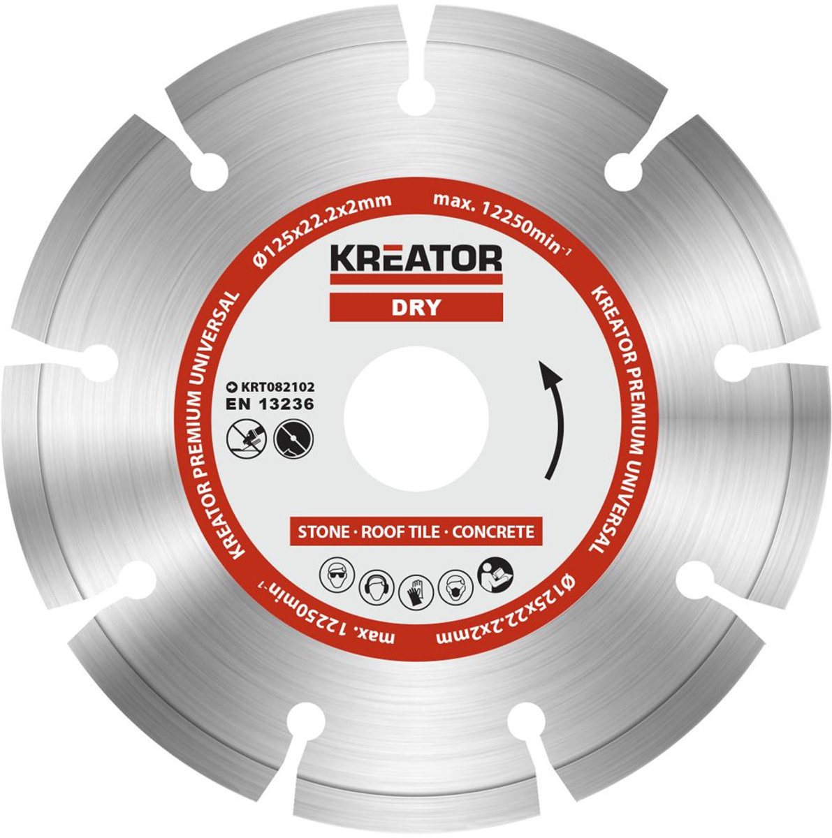 Kreator krt082102 Diamantscheibe D125 Premium