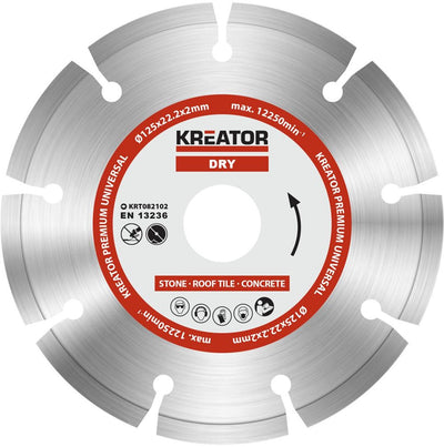 Kreator krt082102 Diamantscheibe D125 Premium