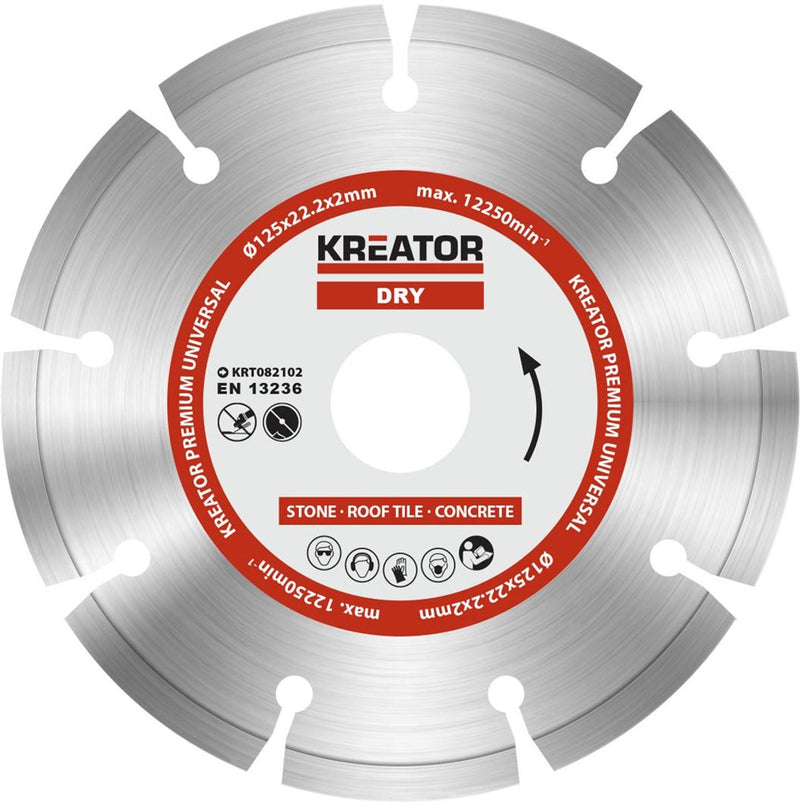 Kreator krt082102 Diamantscheibe D125 Premium