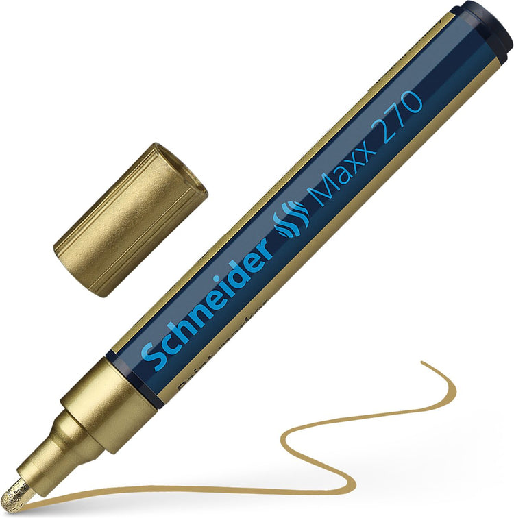 Schneider Schreibgeräte Schneider Paint Marker - Maxx 270 - 1-3 mm - Gold - Lackstift - S-127053