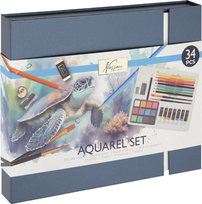 Creative Craft Group Aquarel Art Paint Set, 34dlg.