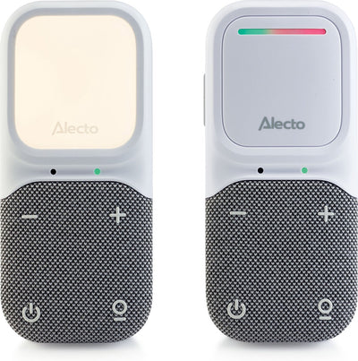 Alecto Babyphone – Audio-Babyphone – Full Eco Dect – Nachtlicht – lange Standby-Zeit – DBX135 – Weißgrau
