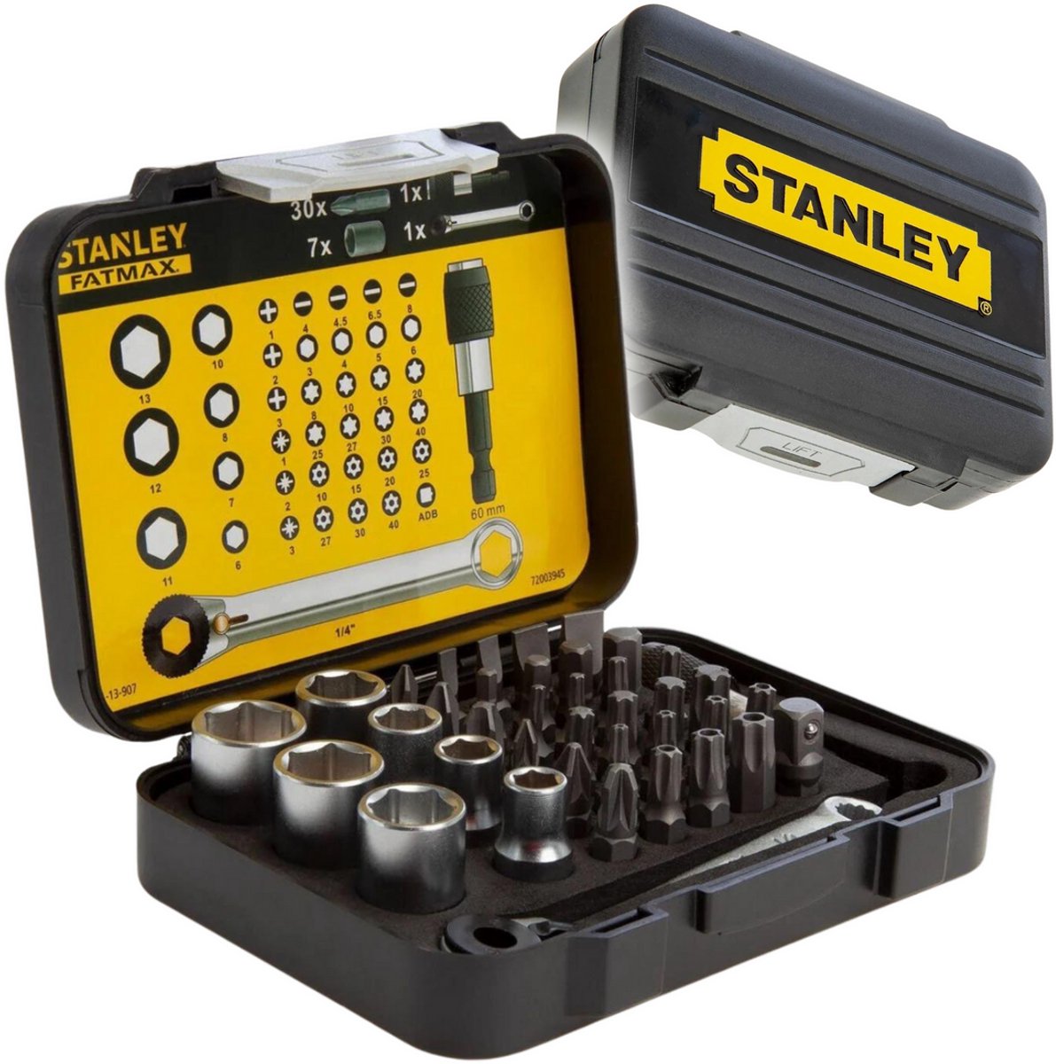 Stanley Bit-Set Expert Pro 1 4 – Ring-Maulschlüssel (40-teilig)