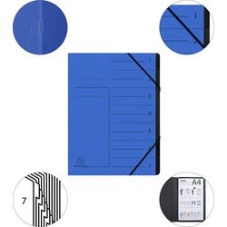Sortiermappe Exacompta 540702e A4 blau