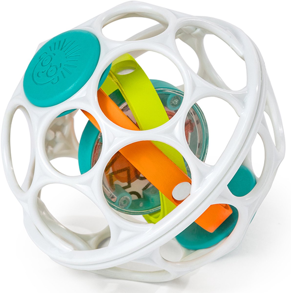 Oball Spinner rasseln weißes Grün
