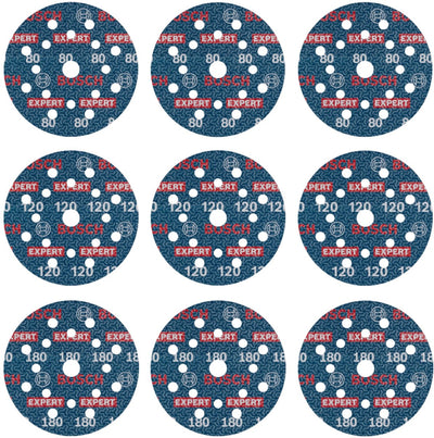 Bosch Zubehör 2608902407 Schleifscheiben-Set Durchmesser 125 mm 1 Stück