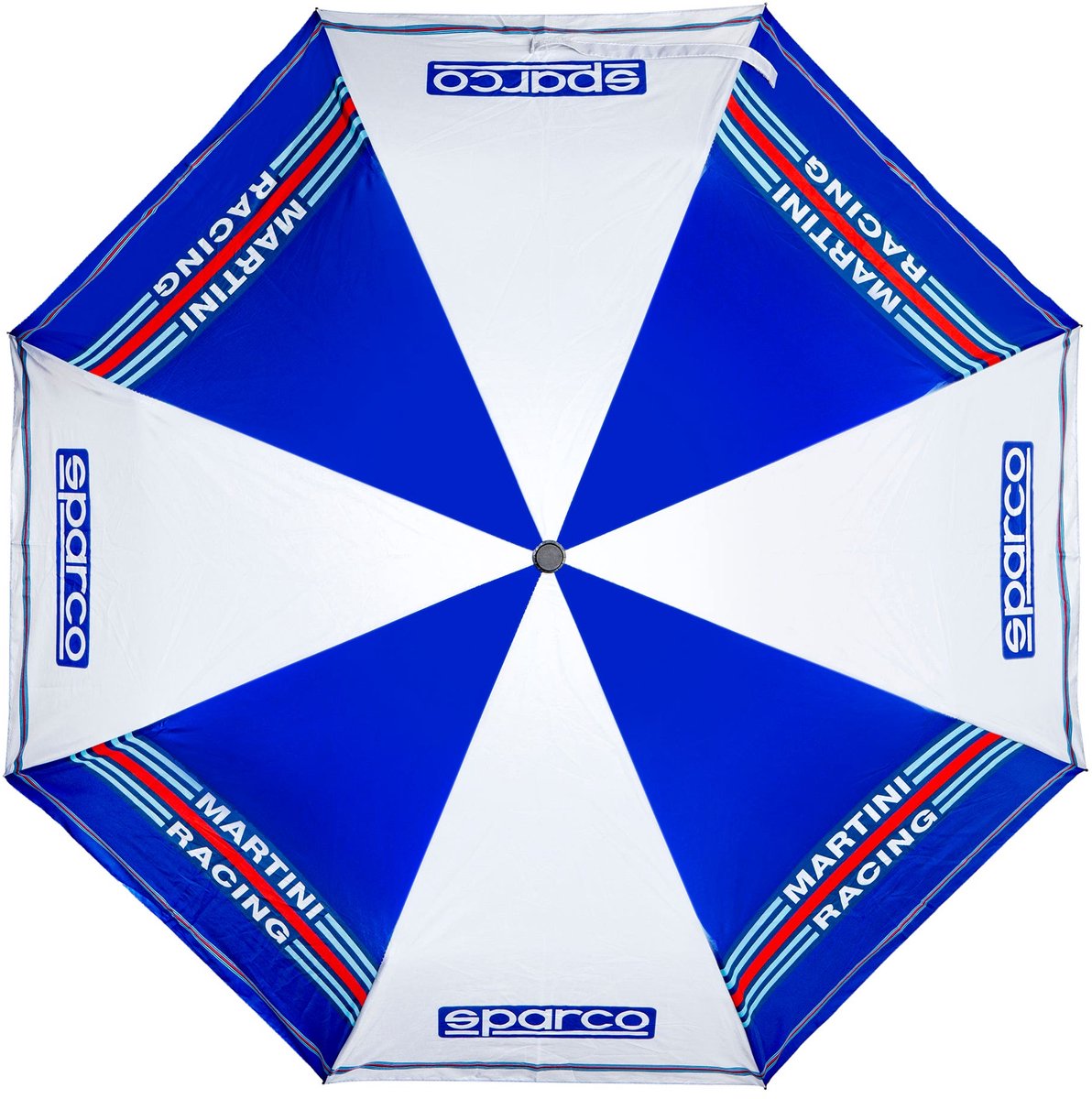 Sparco Martini Racing Faltschirm Martini Racing Regenschirm – Schwarz – Marineblau – Größe Einheitsgröße