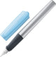Lamy Nexx Azure Füllfederhalter | Aluminium dreieckig | rutschfester Griff | Stahlfeder a | inklusive T 10 blau