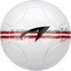 Avento Fußball - Gittermarke - weiß rot - Größe 5 - ⌀ ca. 22 cm