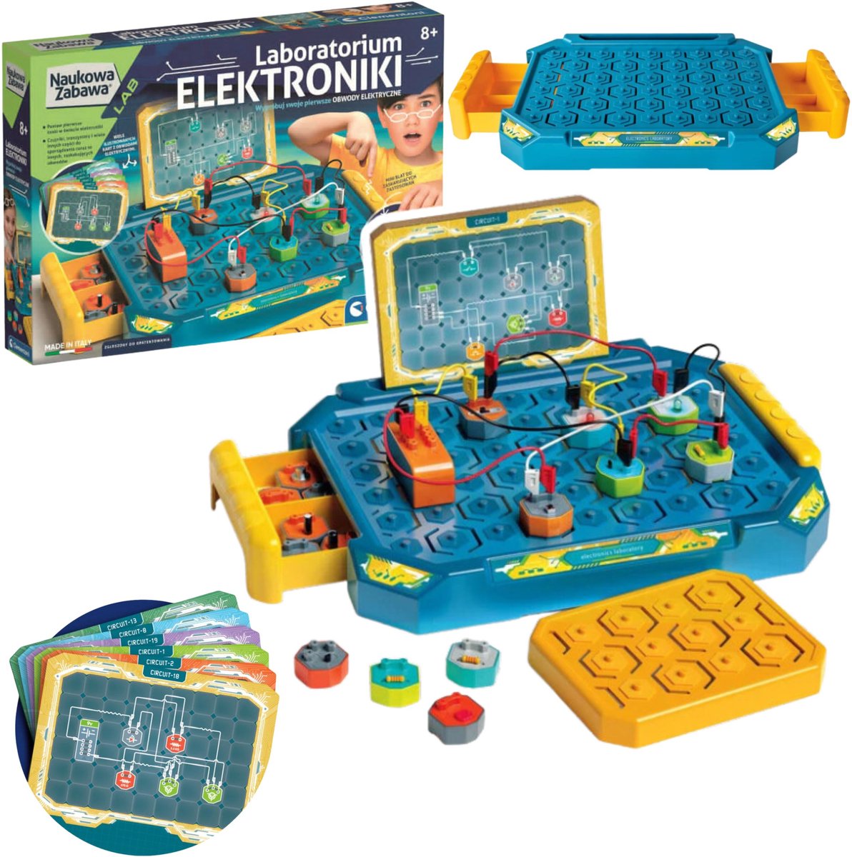 Clementoni elektronimanomoria: Lernen Sie, Elektronik zu bauen