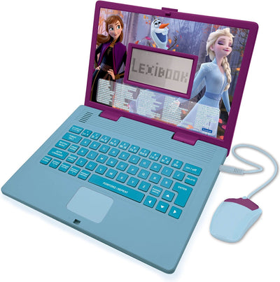Lexibook zweisprachiger Lernlaptop eingefroren – 124 Aktivitäten auf Englisch Polnisch