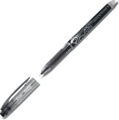 Pilotenstift mit Frixion-Spitze, löschbare Tinte, 0,25 mm schwarze Nadel (12 Stück)