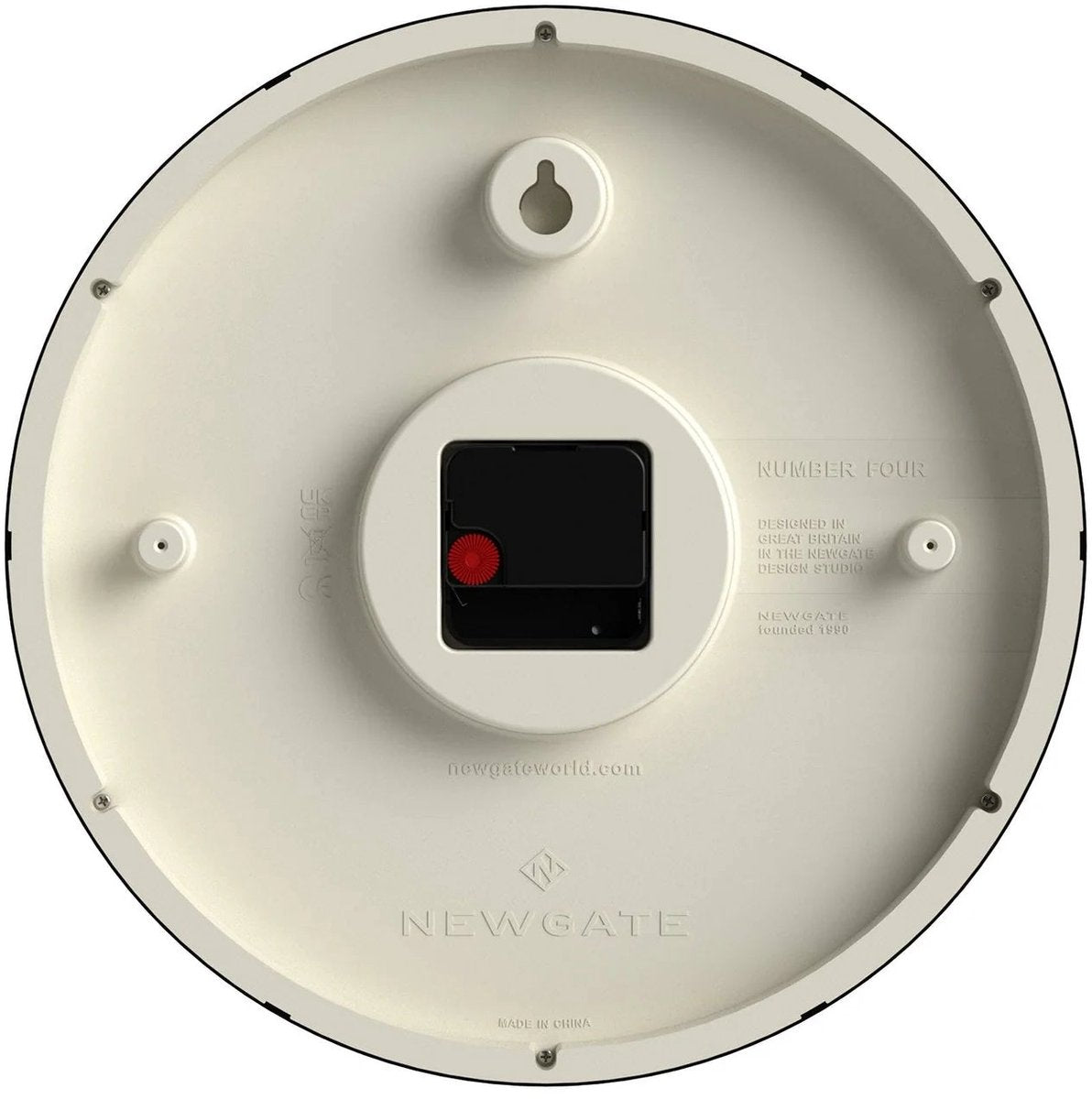 Newgate Nummer vier Theater – Wanduhr – Schwarz