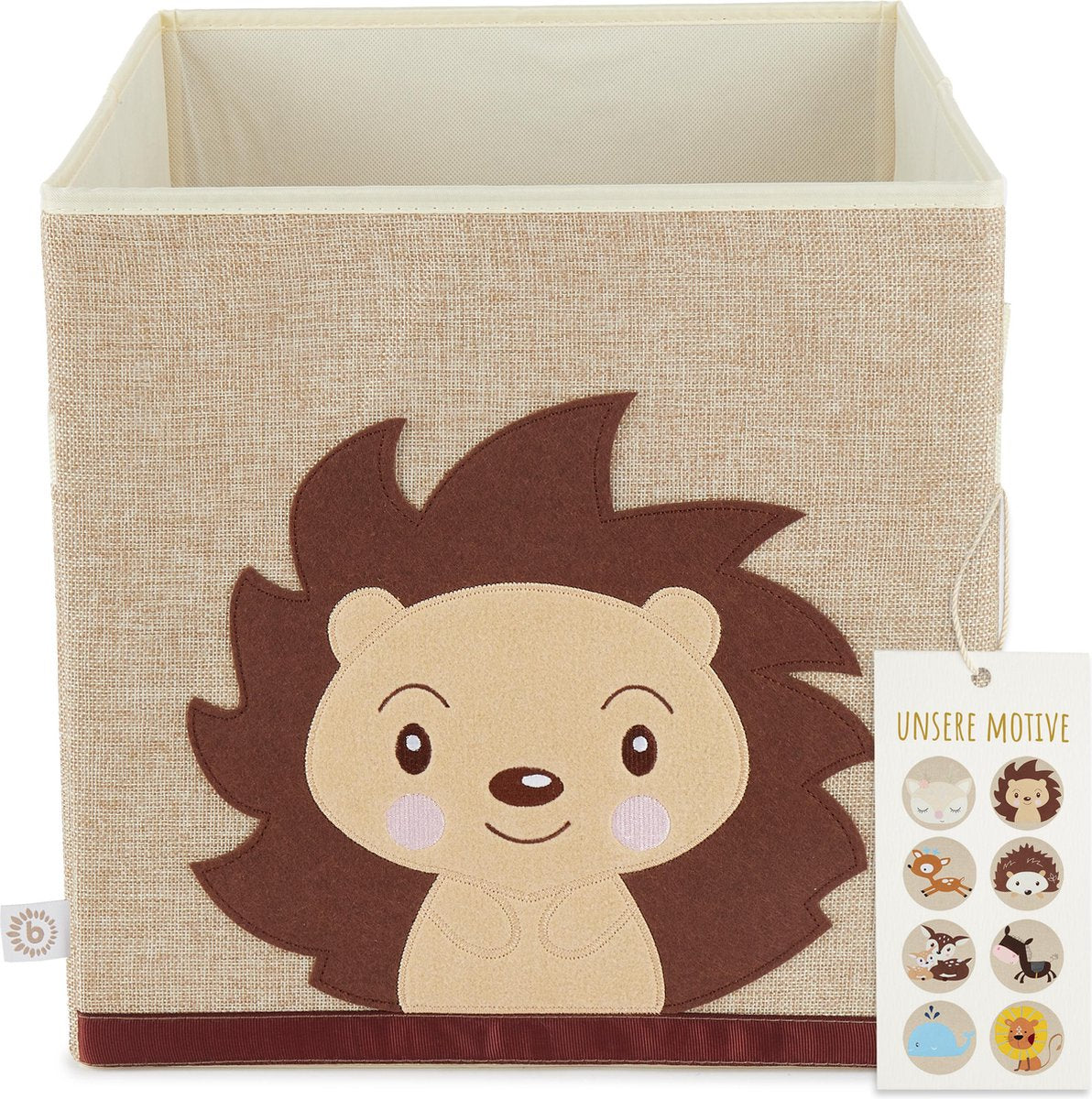 Bieco Igel Piksi 32 cm Stoff-Aufbewahrungsbox 04010464